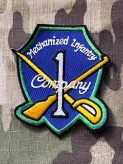 Taiwan Patch 269th Mechanized Infantry Brigade - 1st Company - Color - nášivka