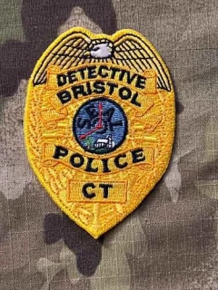 USA Bristol Police Detective CT Patch - nášivka