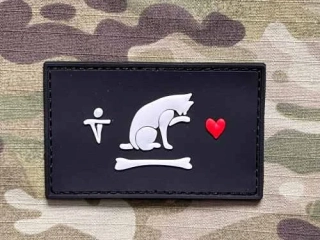 NoName Cat Bonnet Pirate Flag PVC Patch - nášivka
