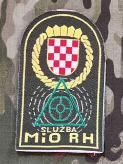 Croatia Military Patch Služba MiO RH - Color - nášivka