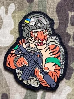 M-Tac Tiger - Green Tape - Multicam PVC Patch - nášivka