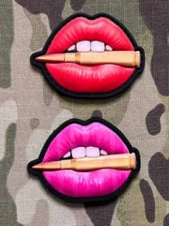 M-Tac Lips with Cartridge PVC Patch - nášivka