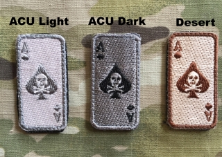 Kandahar Whacker Death Skull Ace Mini Patch ver.1 - nášivka