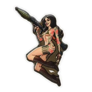 M-Tac Stickers Tactical Girl no.9 - RPG - Yakuza - samolepka