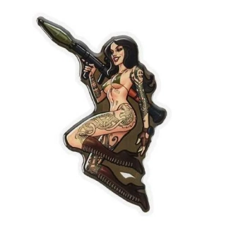 M-Tac Stickers Tactical Girl no.9 - RPG - Skandinavik - samolepka