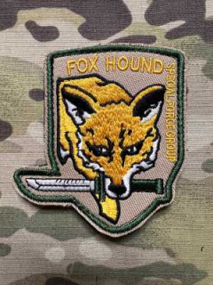 YJPF Fox Hound - Special Force Group Patch - Color/Tan - nášivka