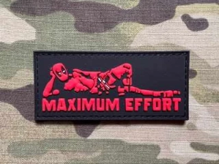 NoName Deadpool - Maximum Effort PVC Patch - nášivka