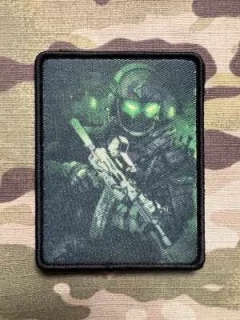 NoName Ghost Raider Print Patch - nášivka