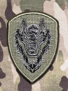 NoName China Dragon Patch - Olive - nášivka