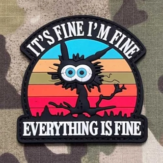 NoName Everything Is Fine PVC Patch - nášivka