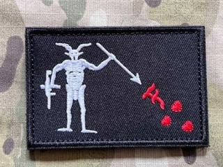 NoName FOG Blackbeard Flag Patch - Medium - nášivka
