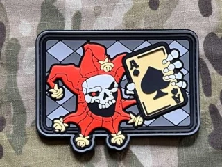 NoName Joker Skull PVC Patch - Color - nášivka 