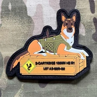 NoName German Shepard Tactical Dog PVC Patch - nášivka