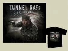 MilPictures T-Shirt Tunnel Rats - Vietnam - M - triko