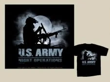 MilPictures T-Shirt U.S.ARMY - Night Operations - M - triko