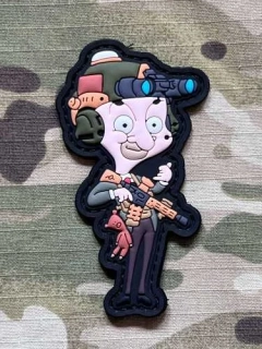 NoName Mr. Bean Warrior PVC Patch - nášivka