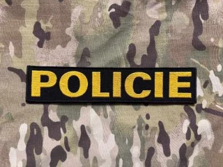 Czech Patch Police of Czech Republic - POLICIE Velcro Patch - 265x60 - nášivka
