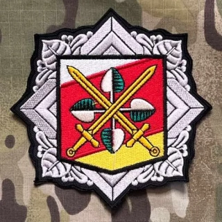 Czech Patch Police of Czech Republic - Krajské ředitelství policie - Královehradecký kraj - Čestná jednotka - Color - nášivka