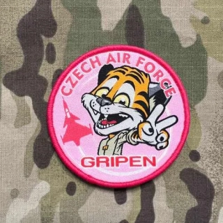 Czech Patch Czech Air Force - Tiger - Gripen - Pink - nášivka
