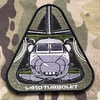 Czech Patch Czech Air Force - Traingle - L-410 Turbolet - Velcro - nášivka