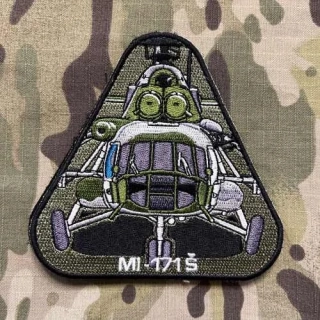 Czech Patch Czech Air Force - Traingle - Mi-171 Š - Velcro - nášivka