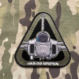 Czech Patch Czech Air Force - Traingle - JAS-39 Gripen - Velcro - nášivka