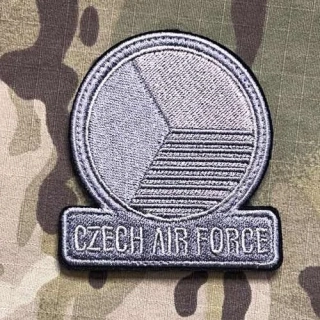 Czech Patch Czech Air Force - Velcro - Grey - nášivka