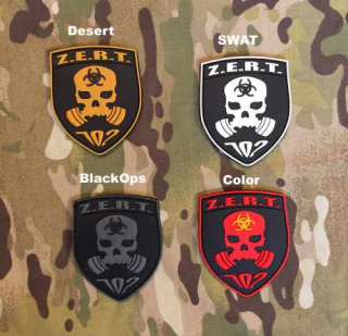 NoName Z.E.R.T. Skull PVC Patch