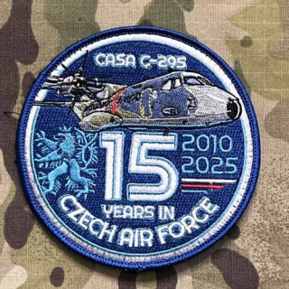 Czech Patch Czech Air Force - Casa C-295 - 2015-2025 - Velcro - nášivka