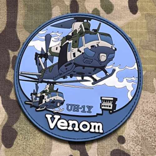 Czech Patch Czech Air Force - UH-1Y Venom PVC - Velcro - nášivka