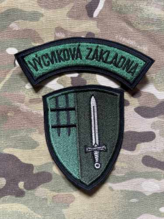 Czech Patch Czech Army - Výcviková základna Vyškov - Olive - nášivka