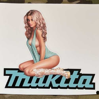 NoName Stickers Makita Girl - samolepky