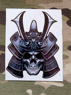 NoName Stickers Samurai Omni Mask - Grey - samolepky
