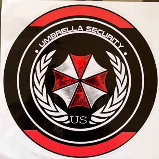 NoName Stickers Umbrella Security - samolepky