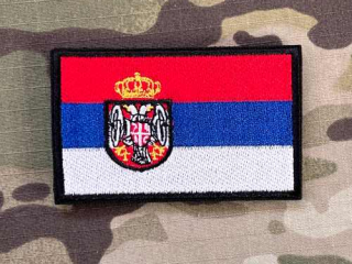 NoName Serbia Flag Patch - Color - nášivka