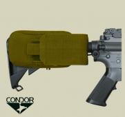 CONDOR  M4 Buttstock Mag Pouch - Coyote TAN