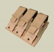 CONDOR Triple Pistol Mag Pouch - Coyote TAN