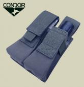 CONDOR Double Flashlight / Tool Pouch - Black
