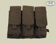 MFH Triple Mag Pouch - Olive Drab