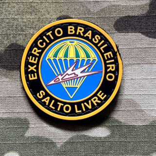 Brazilia Military Patch Exército Brasileiro Salto Livre - Free-Fall Badge - nášivka
