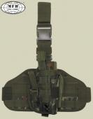MFH Drop Leg Tactical Holster - Flecktarn