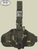 MFH Drop Leg Tactical Holster - Woodland