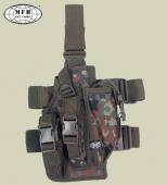 MFH Universal Tactical Leg Holster - Flecktarn