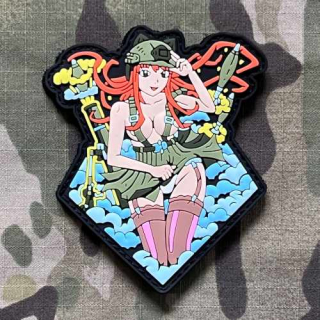 NoName Anime Tactical Girl PVC Patch - nášivka