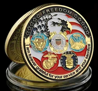 Challenge Coin Great Seal of The United States - Freedom - sběratelská mince