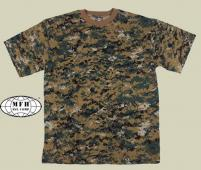 MFH T-Shirt Classic - Woodland Digital - S