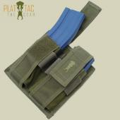 PLAT-A-TAC Twin Ammo Mag Pouch - Olive Drab