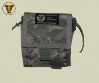 BULLE UK® MOLLE Space Saving Foldable Dump Pouch - ACU