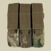 BULLE UK® MOLLE MP5 Triple Magazine Pouch - pouzdro - Multicam