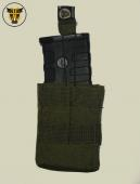 BULLE UK® MOLLE D Type Single 7.62 Magazine Pouch - Olive Drab